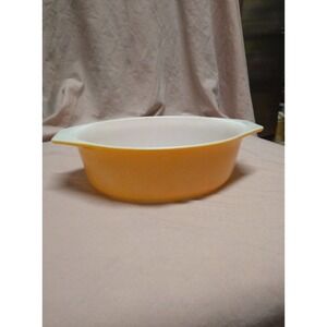 Vintage 1 1/2 Quarts Casserole Dish Pyrex Orange